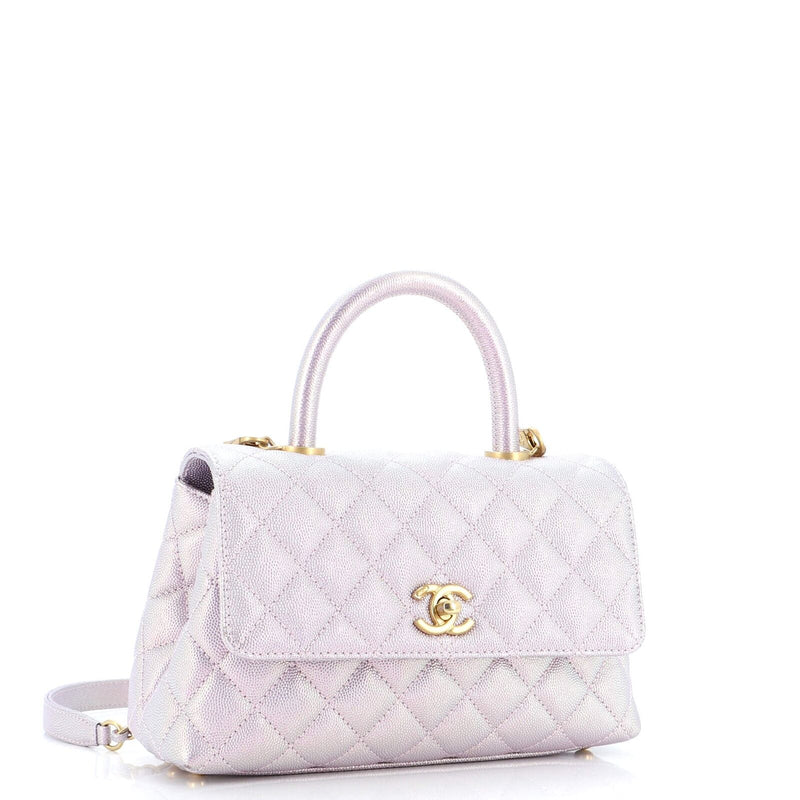 Chanel Coco Top Handle Bag Quilted