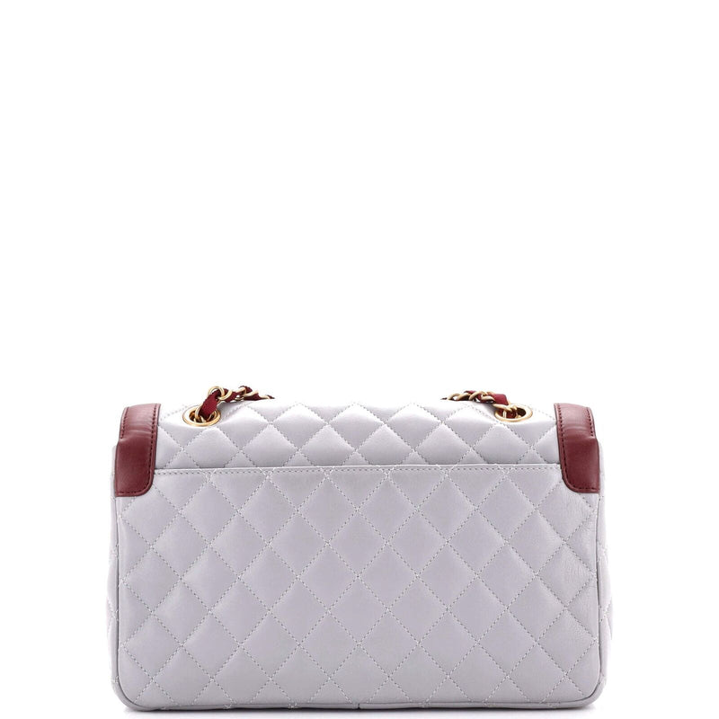 Chanel Two Tone Flap Bag Quilted