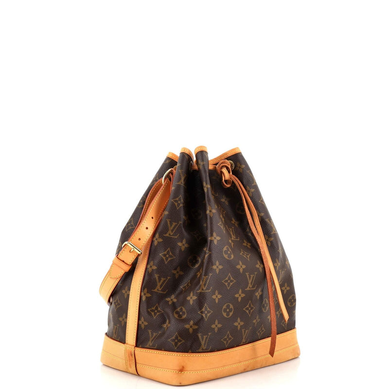 Louis Vuitton Noe Handbag Canvas Large