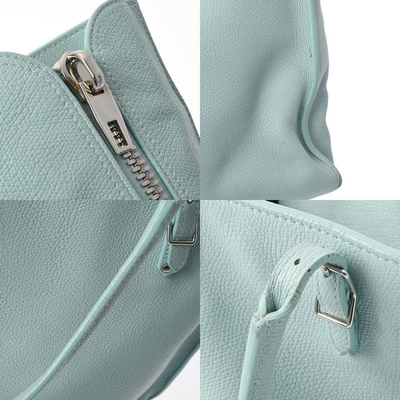 Balenciaga The Paper Tote Mint Hand Bag