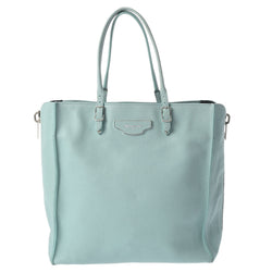 Balenciaga The Paper Tote Mint Hand Bag