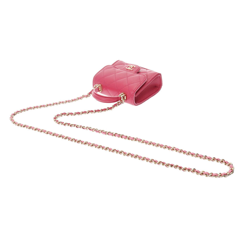 Chanel Matrasse Mini Chain Shoulder Pink