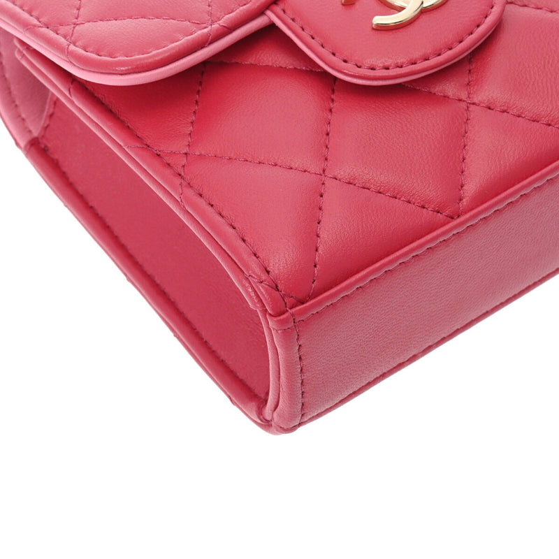 Chanel Matrasse Mini Chain Shoulder Pink