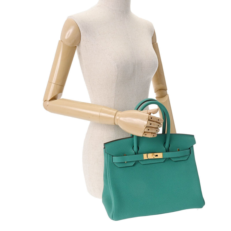 Hermes Birkin 30 Vert Verone - Hand Bag