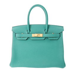 Hermes Birkin 30 Vert Verone - Hand Bag