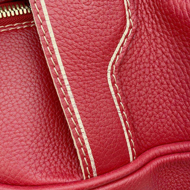 Louis Vuitton Carryall Leather Red