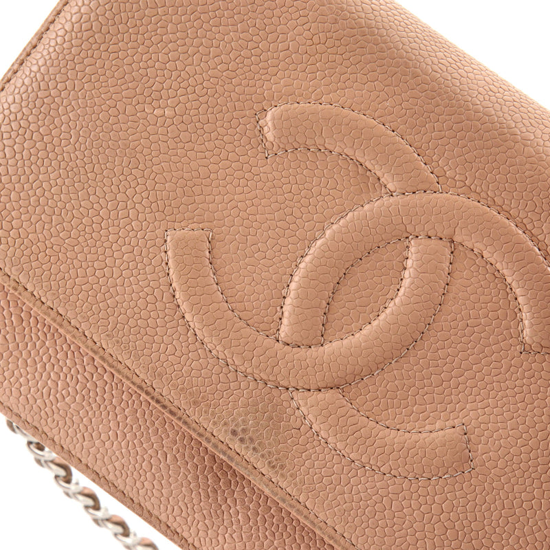 Chanel Timeless Wallet On Chain Caviar