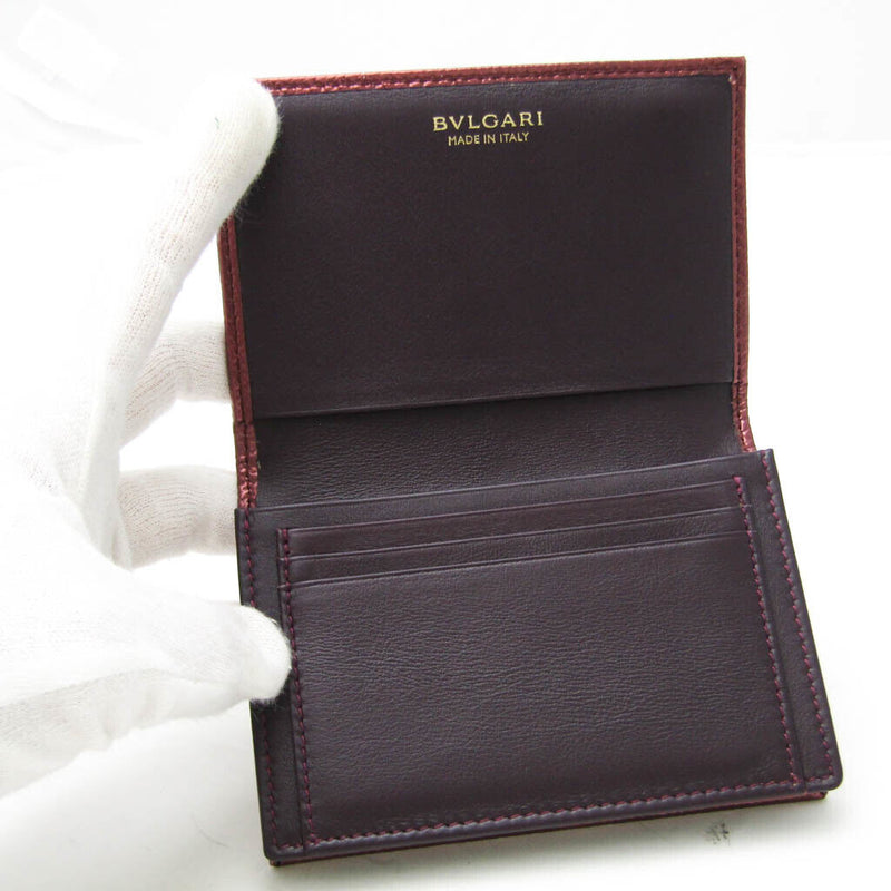 Bvlgari Leather Business Card Case