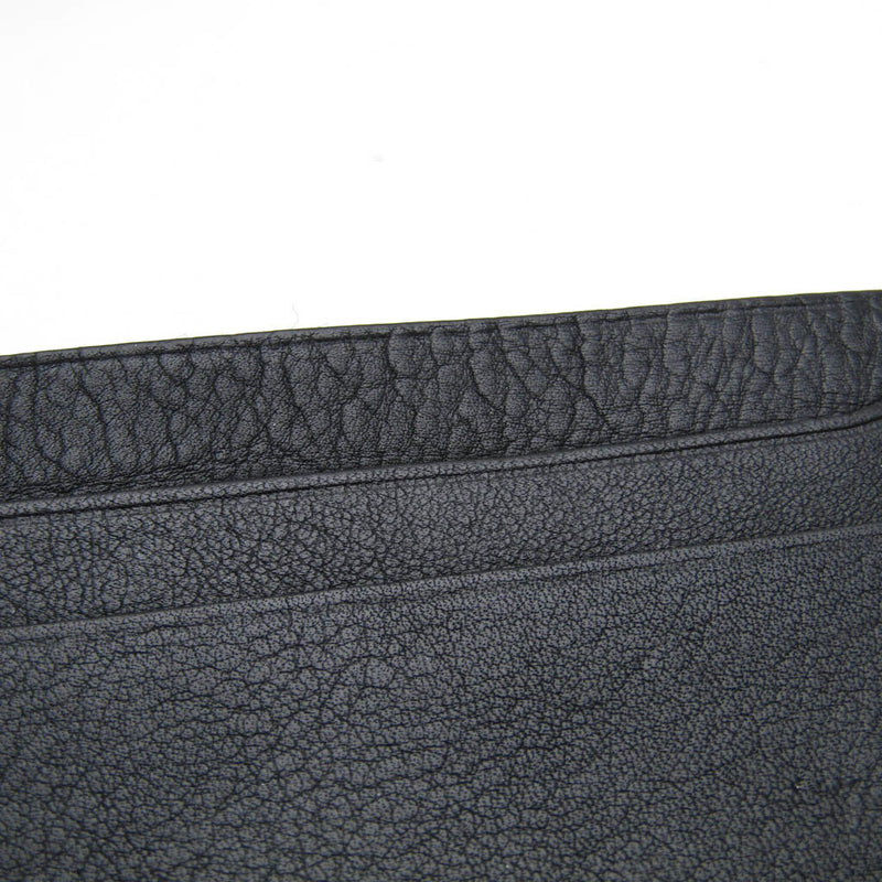 Bvlgari Leather Card Case Black