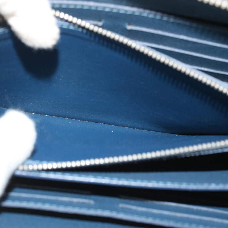 Louis Vuitton Taiga Zippy Xl Wallet Blue