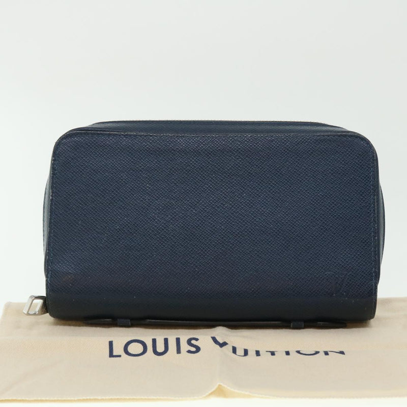Louis Vuitton Taiga Zippy Xl Wallet Blue