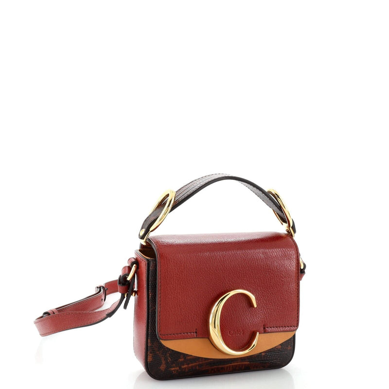 Chloe C Double Carry Bag Leather And