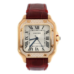 Cartier Santos De Automatic Watch Rose