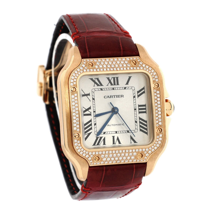 Cartier Santos De Automatic Watch Rose