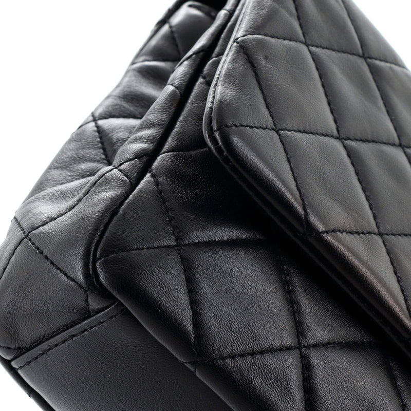Chanel Resin Pearl Chain Flap Bag
