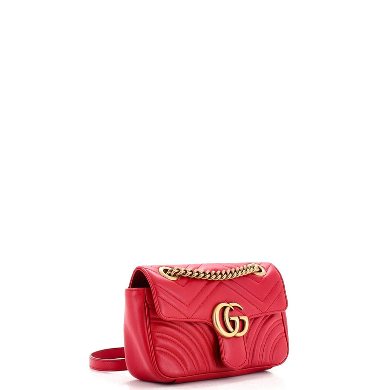 Gucci Gg Marmont Flap Bag Matelasse