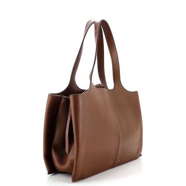 Celine Tri-Fold Shoulder Bag Smooth