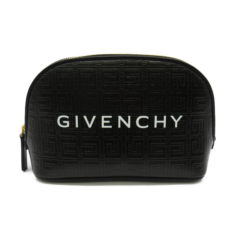 Givenchy Pouch Zip Purse Leather Black