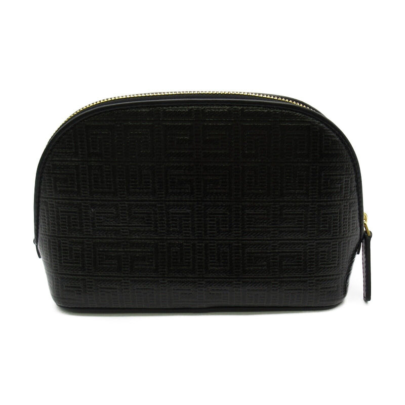 Givenchy Pouch Zip Purse Leather Black