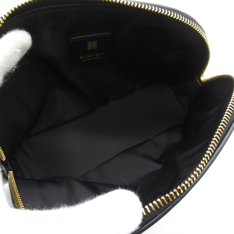 Givenchy Pouch Zip Purse Leather Black