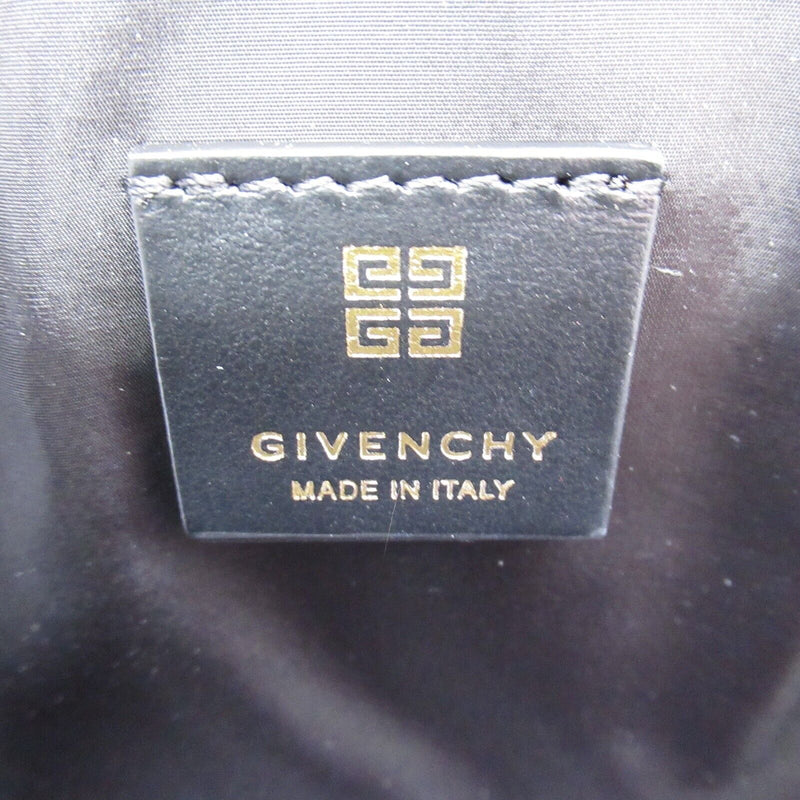 Givenchy Pouch Zip Purse Leather Black