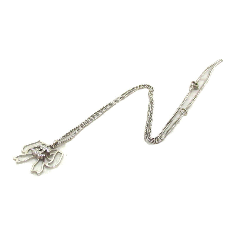 Chanel Ribbon Motif Pendant Necklace