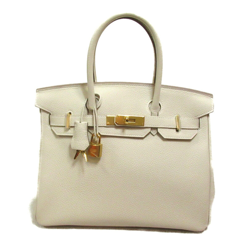 Hermes Birkin 30 Craie Handbag Togo