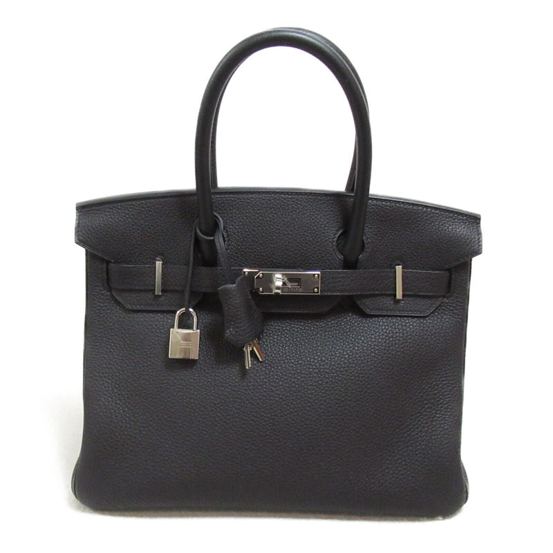 Hermes Birkin 30 Black Handbag Togo