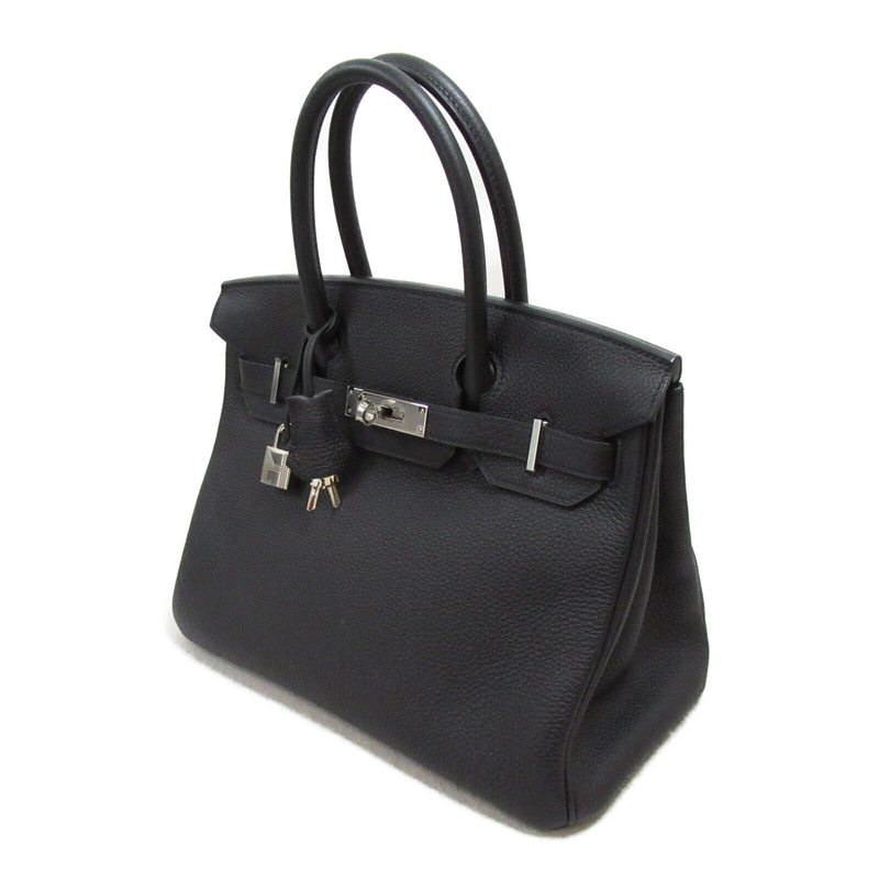 Hermes Birkin 30 Black Handbag Togo