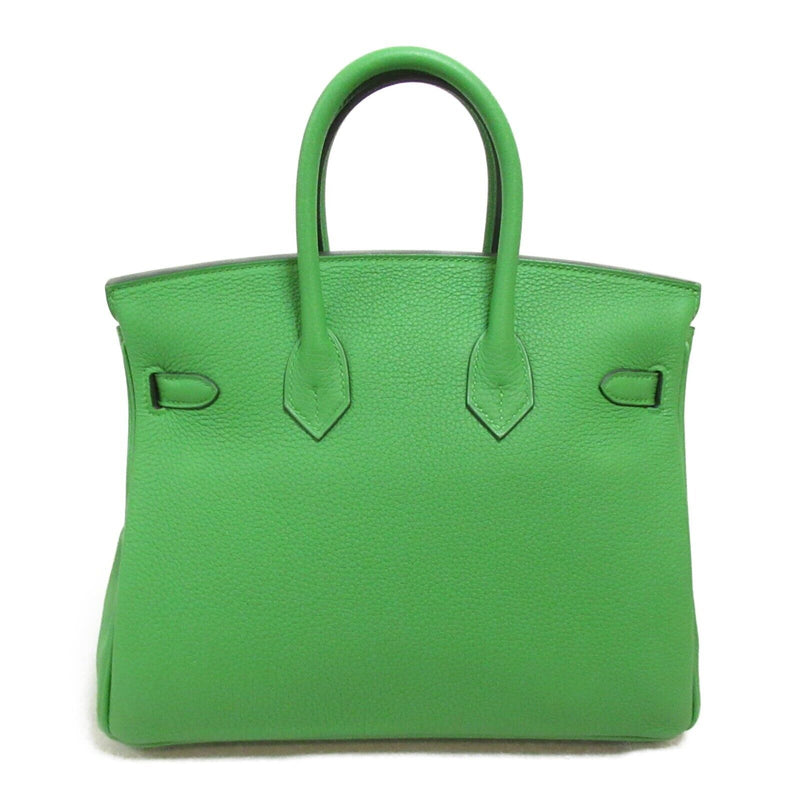 Hermes Birkin 25 Vert Yucca Handbag Togo