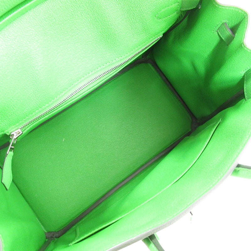 Hermes Birkin 25 Vert Yucca Handbag Togo