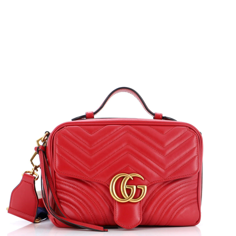 Gucci Gg Marmont Zip Around Camera Bag