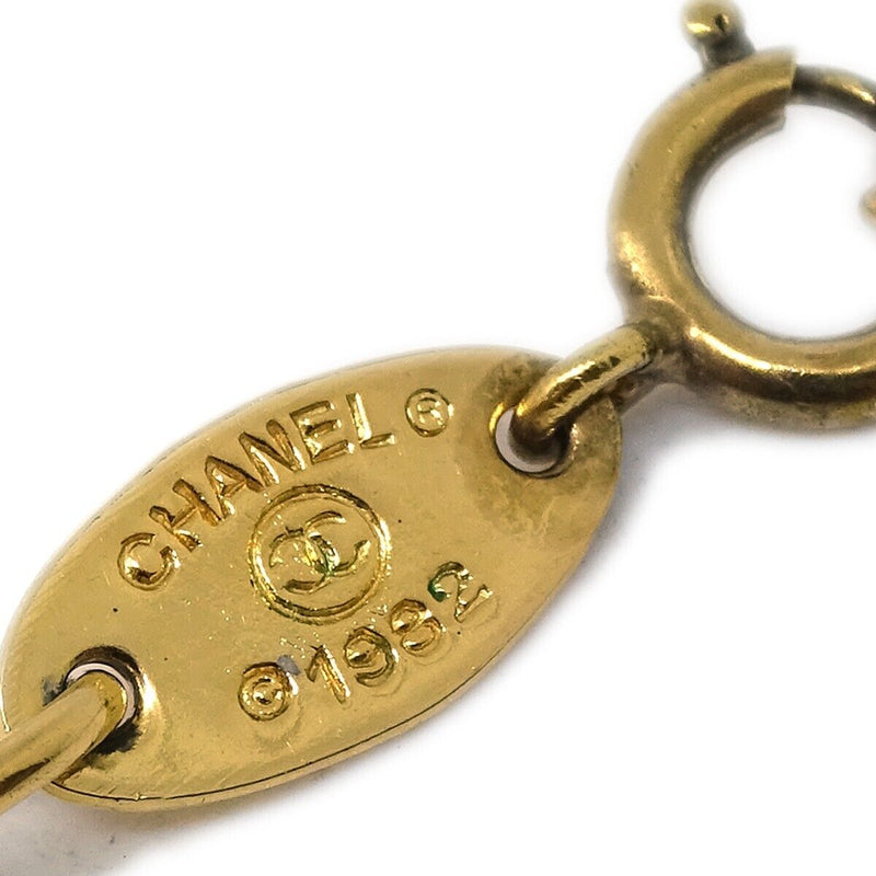 Chanel Medallion Pendant Necklace Gold