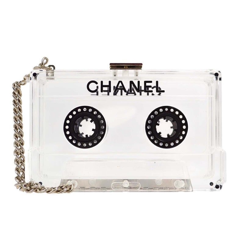 Chanel Clear Acrylic Cassette Tape