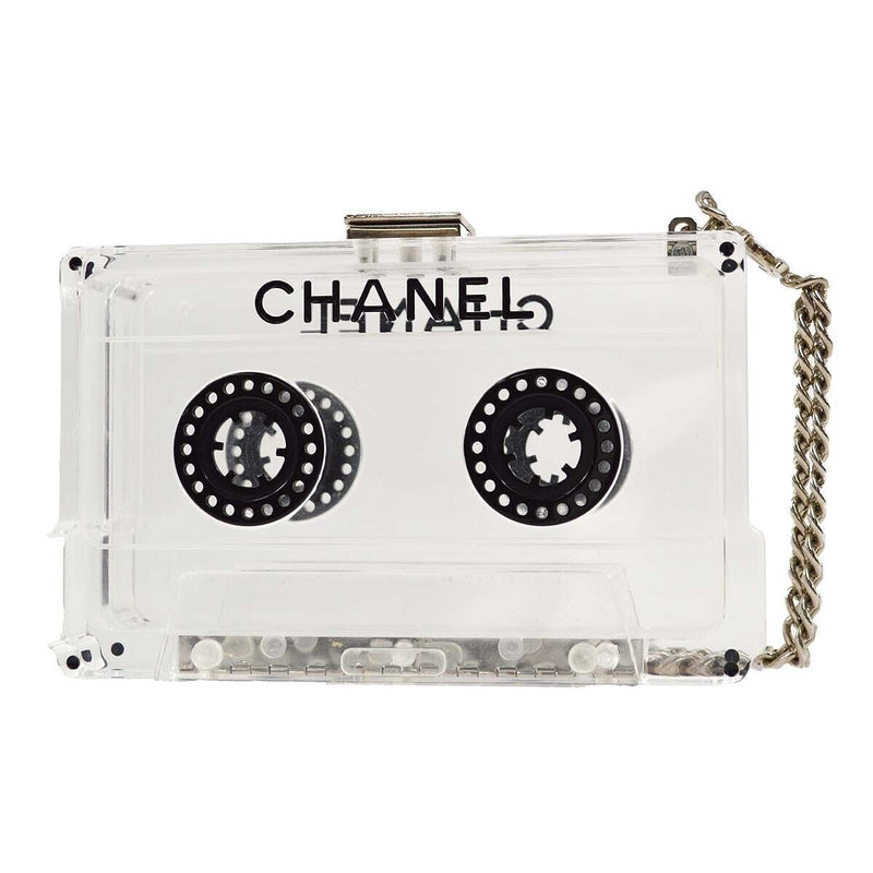 Chanel Clear Acrylic Cassette Tape