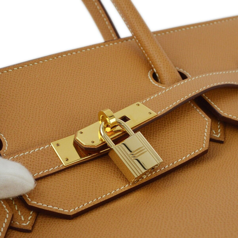 Hermes Natural Epsom Birkin 40 Handbag