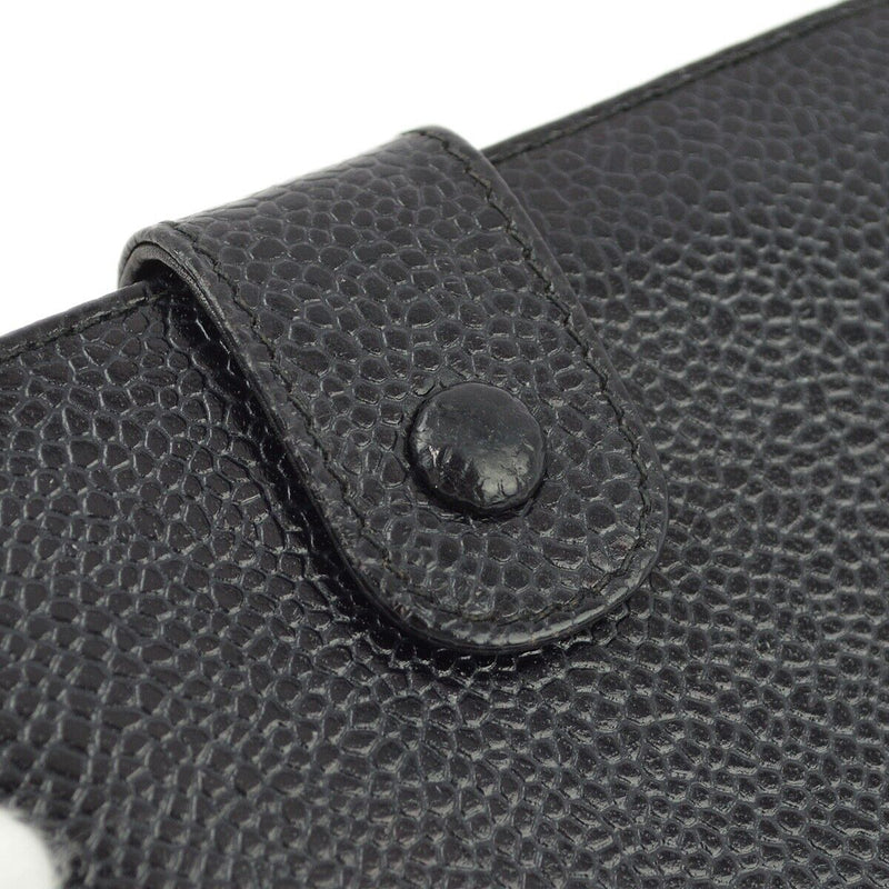 Chanel Bifold Wallet Purse Black Caviar