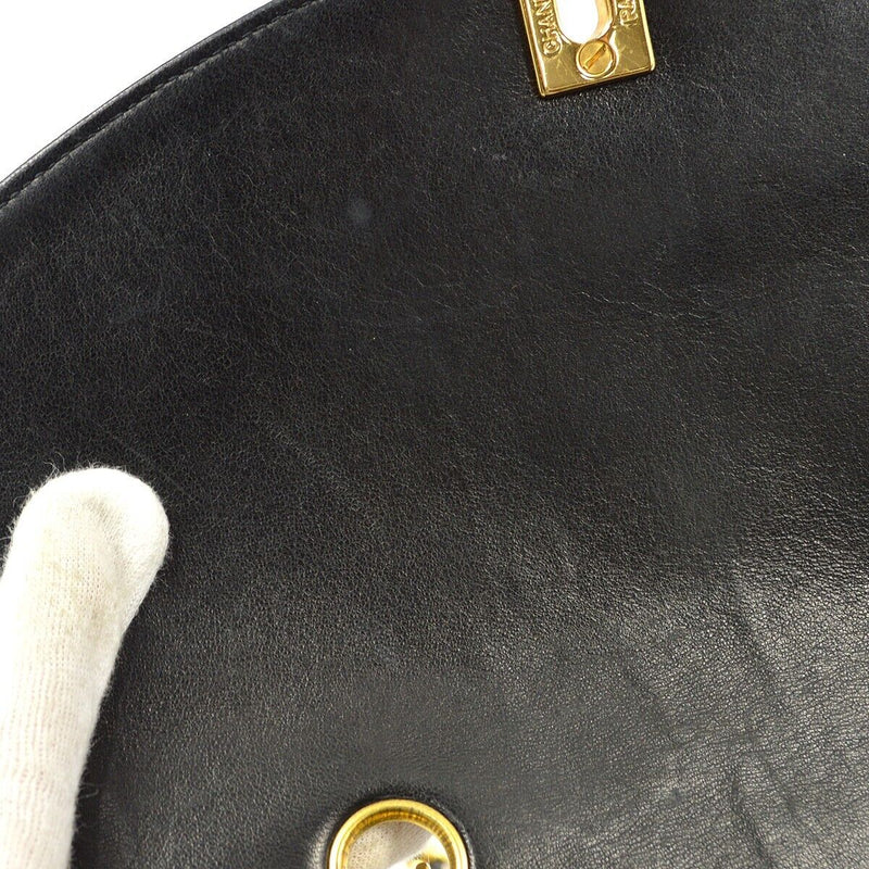 Chanel Black Lambskin Small Diana