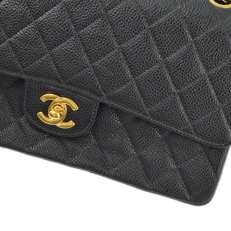 Chanel Black Caviar Medium Classic