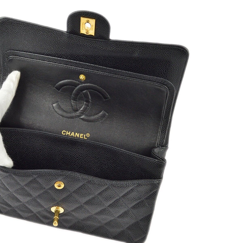 Chanel Black Caviar Medium Classic