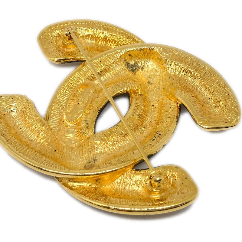 Chanel Cc Brooch Pin Gold