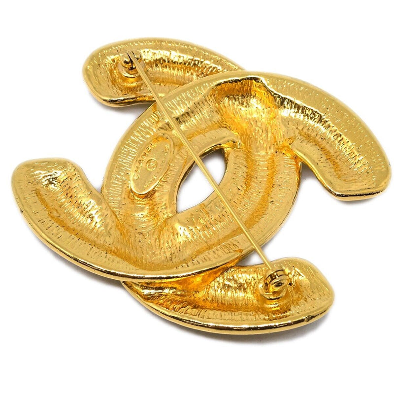 Chanel Cc Brooch Pin Gold