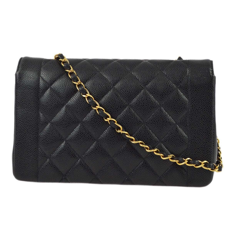 Chanel Black Caviar Medium Diana