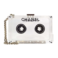 Chanel Clear Acrylic Cassette Tape