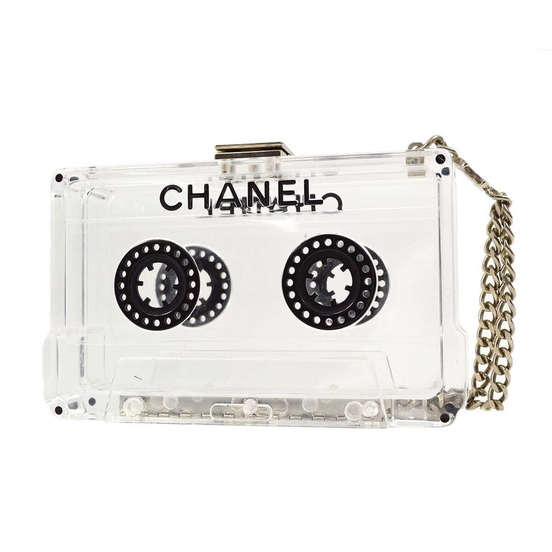 Chanel Clear Acrylic Cassette Tape