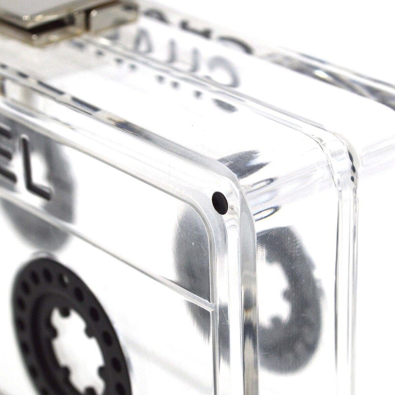 Chanel Clear Acrylic Cassette Tape