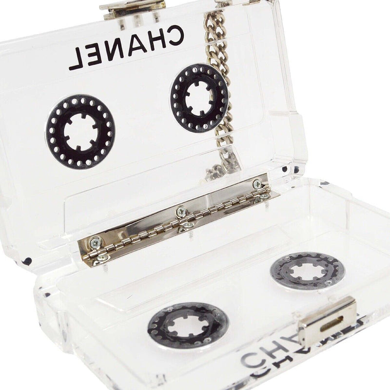 Chanel Clear Acrylic Cassette Tape