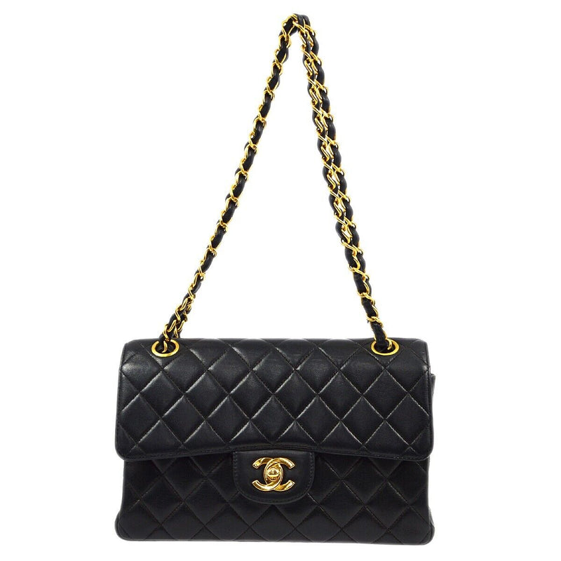 Chanel Black Lambskin Double Sided