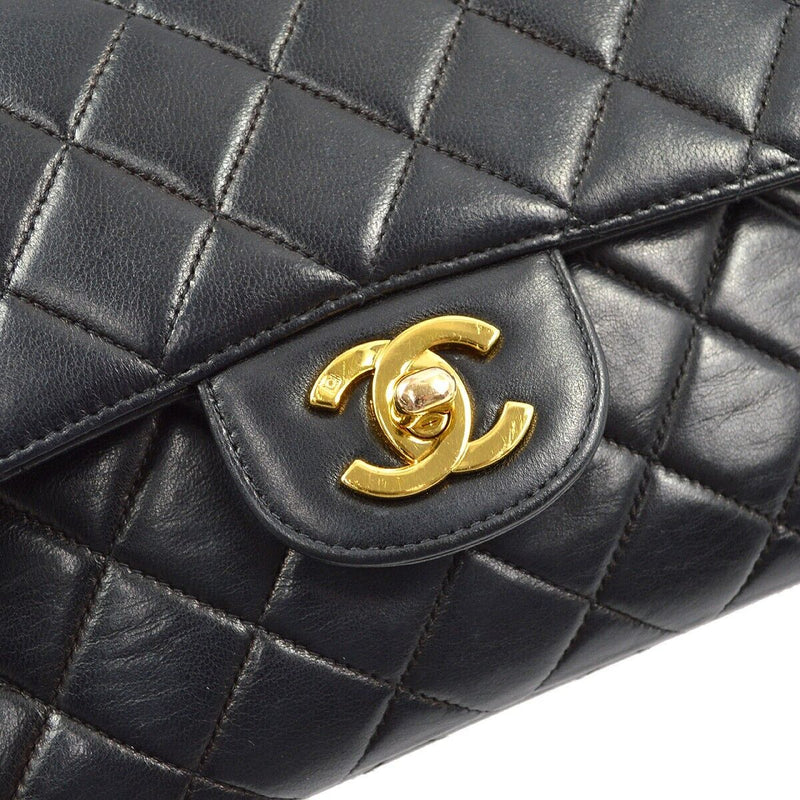 Chanel Black Lambskin Double Sided