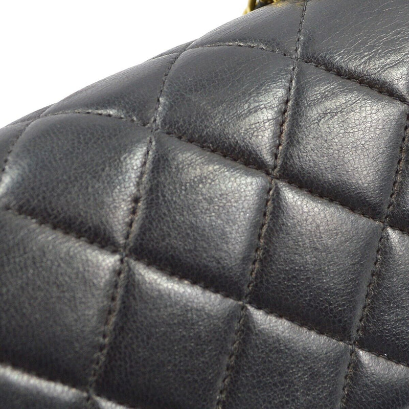 Chanel Black Lambskin Double Sided